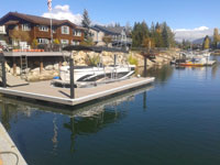 Custom Built Dock in Lake Tahoe
