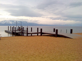 Custom made Pier in Lake Tahoe